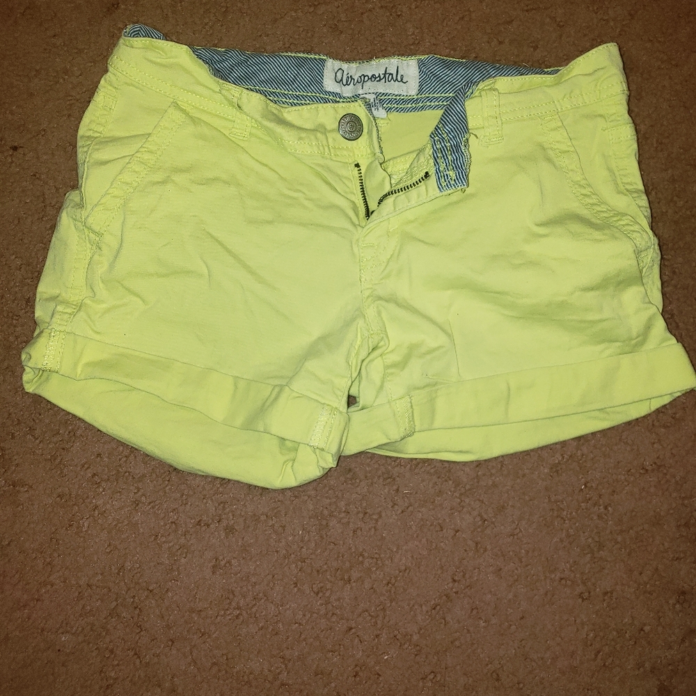 Neon Green Shorts